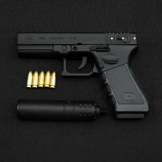 Pistolet en métal Glock G17 avec éjection de chargeur amovible
